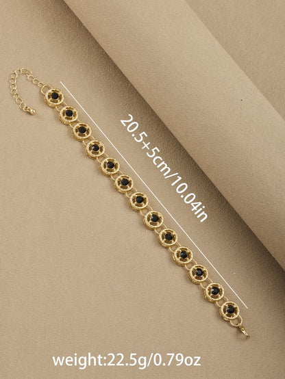 Onyx Chain Bracelet