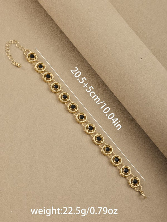 Onyx Chain Bracelet
