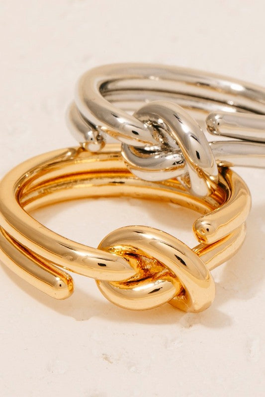 Layered Knot Ring