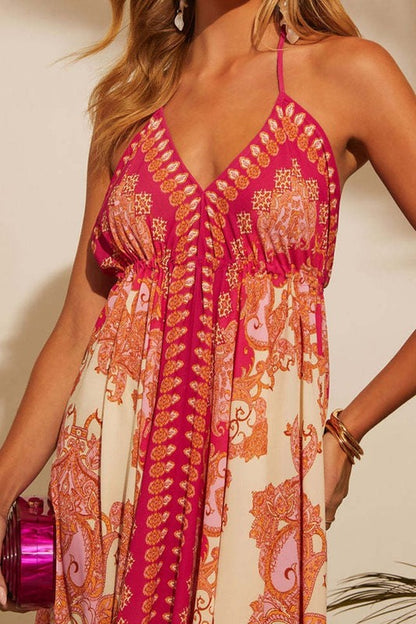 Halter Neck Maxi Dress