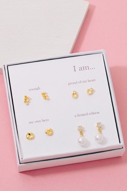 "I am" Earring Set