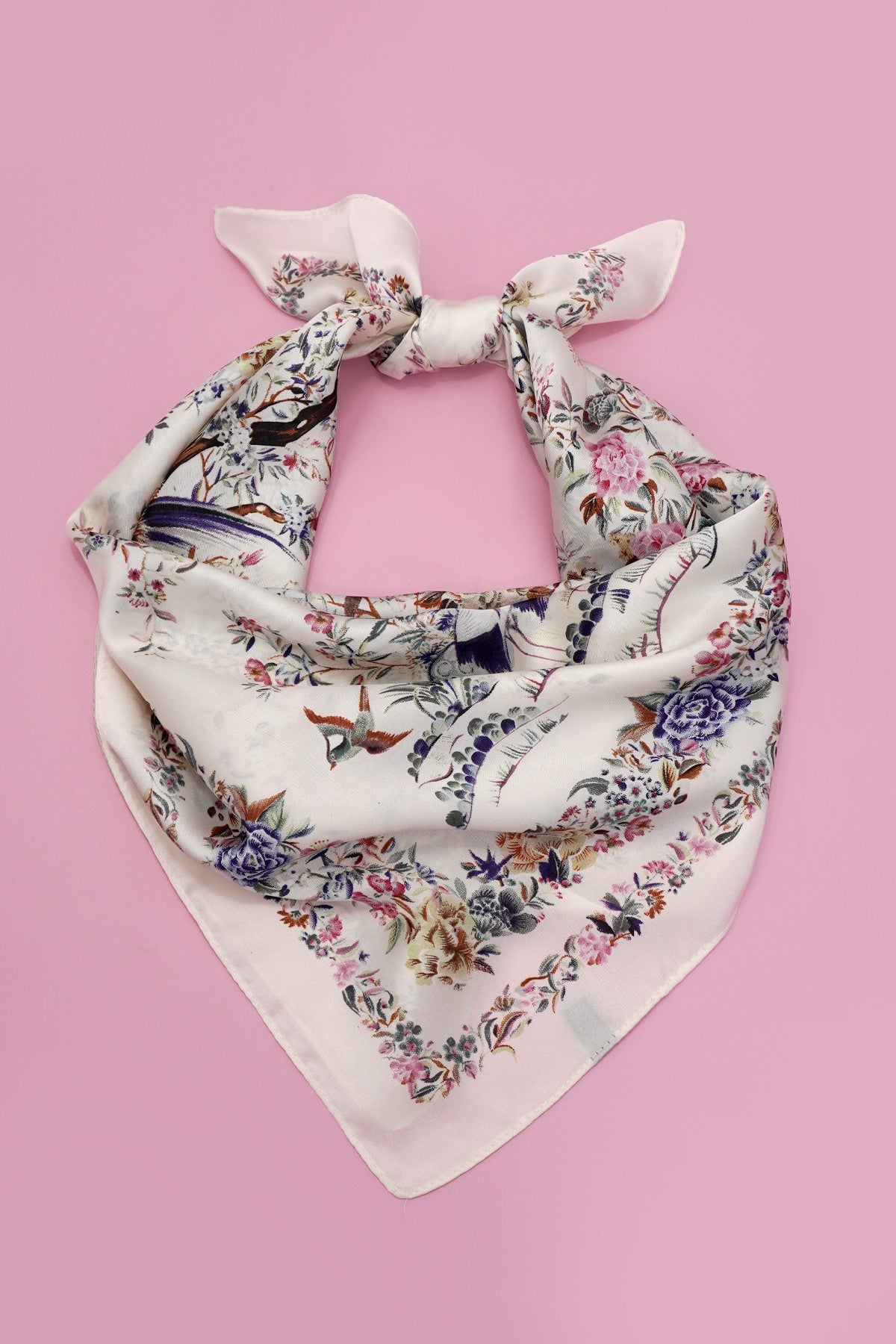 Floral Wrap Bandana Scarf