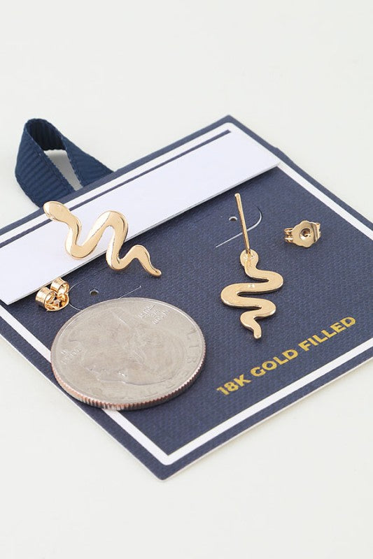 Snake Stud Earrings