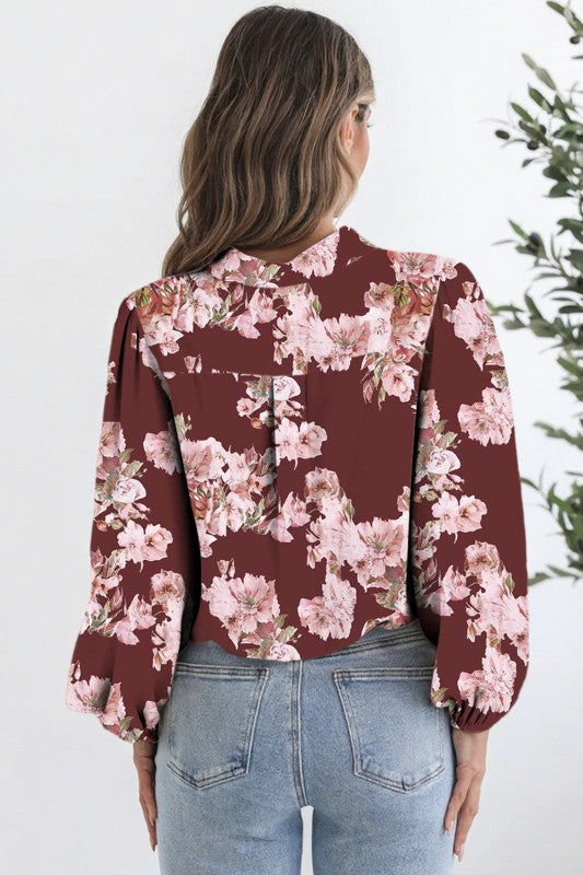 Fall Floral Top