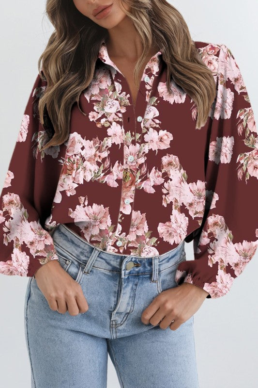 Fall Floral Top