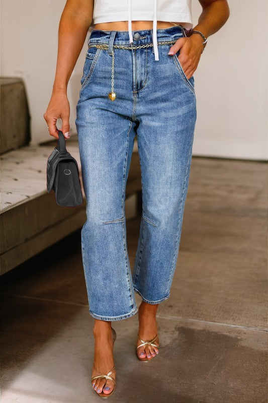 High-rise Lane 51 Denim