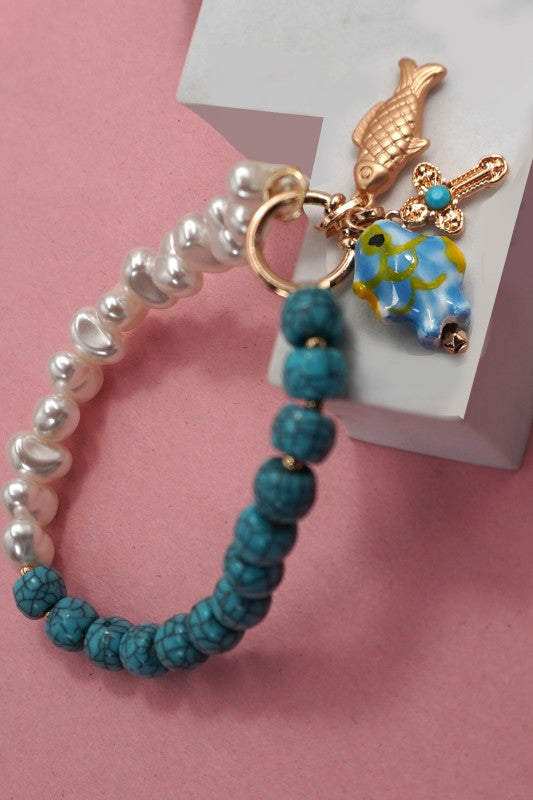 Porcelain Sea Life Bracelet