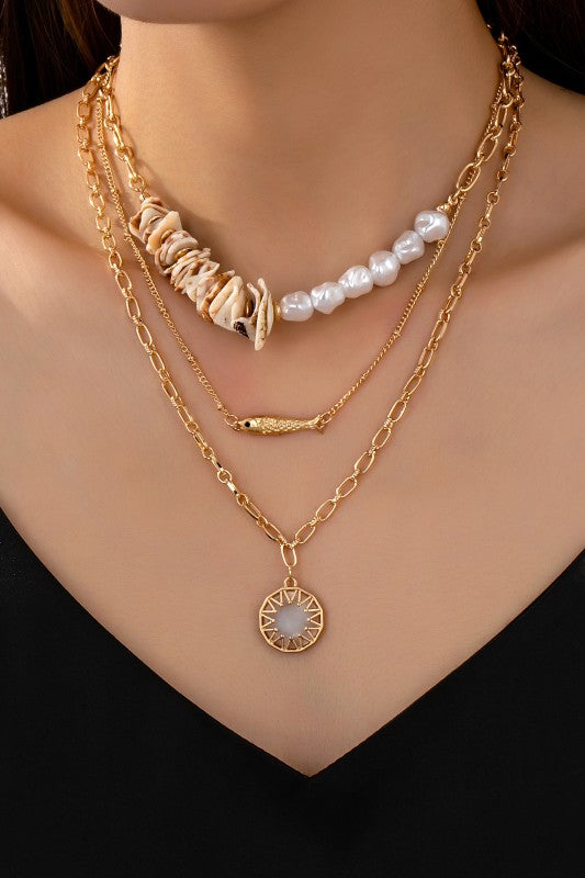 Layered Shell Necklace