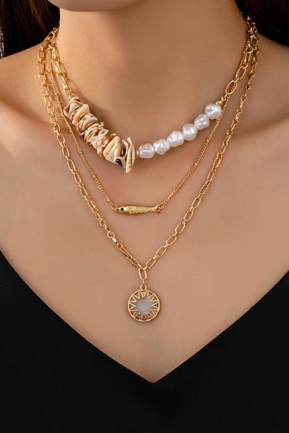 Layered Shell Necklace