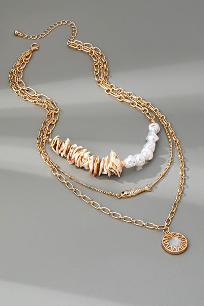 Layered Shell Necklace