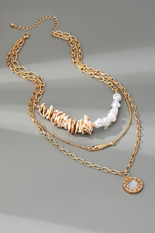 Layered Shell Necklace