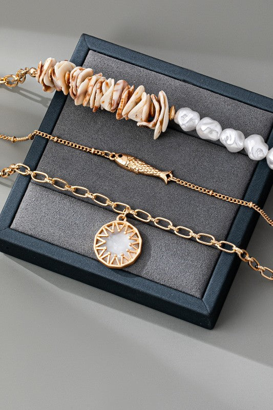 Layered Shell Necklace