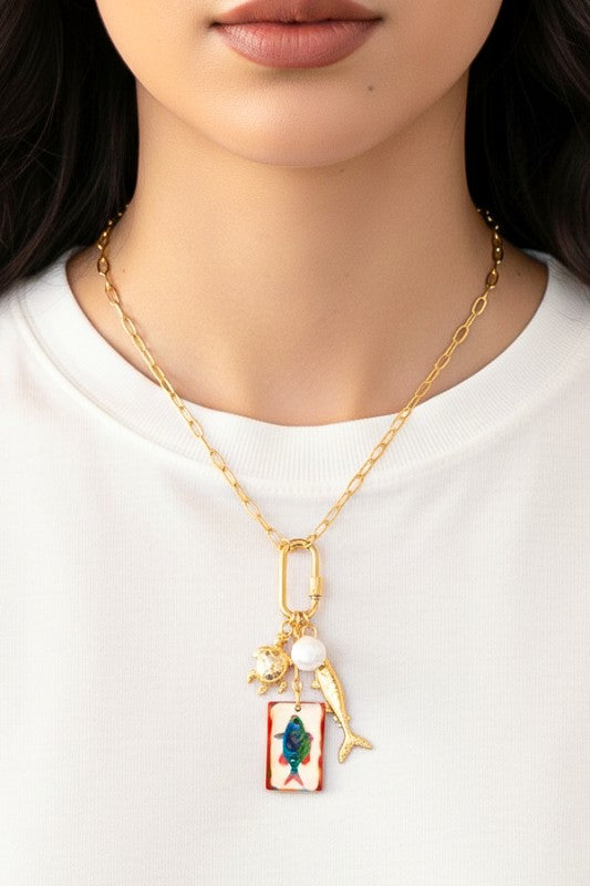 Whimsical Sealife Necklace