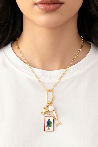 Whimsical Sealife Necklace