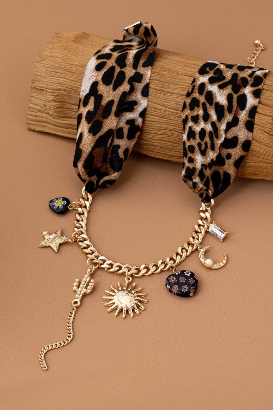 Scarf Charm Necklace