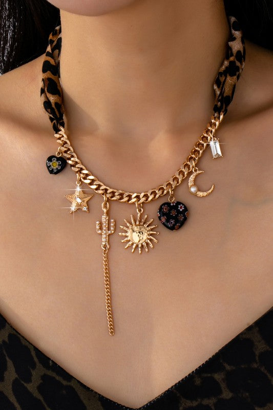 Scarf Charm Necklace