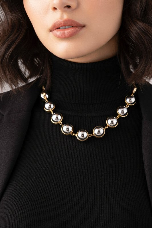 Metal Ball Chain Necklace