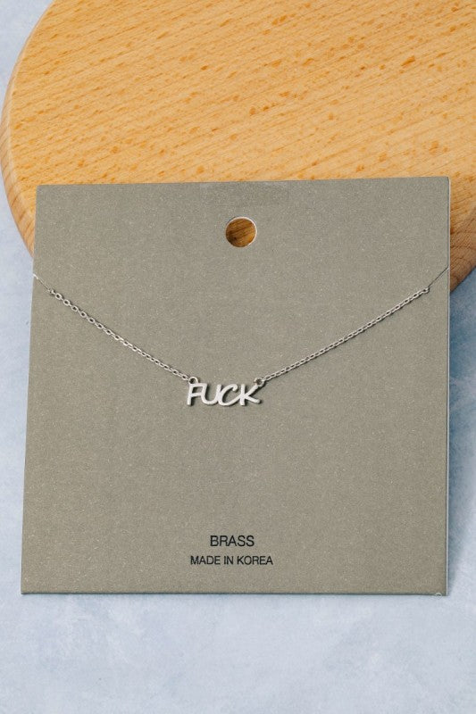 F*CK Necklace