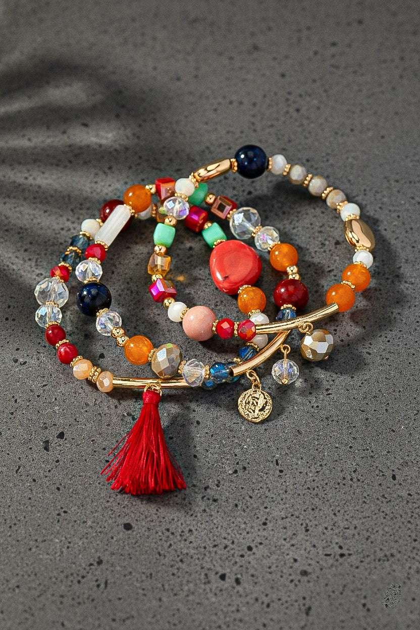 Glass Bead Bracelet