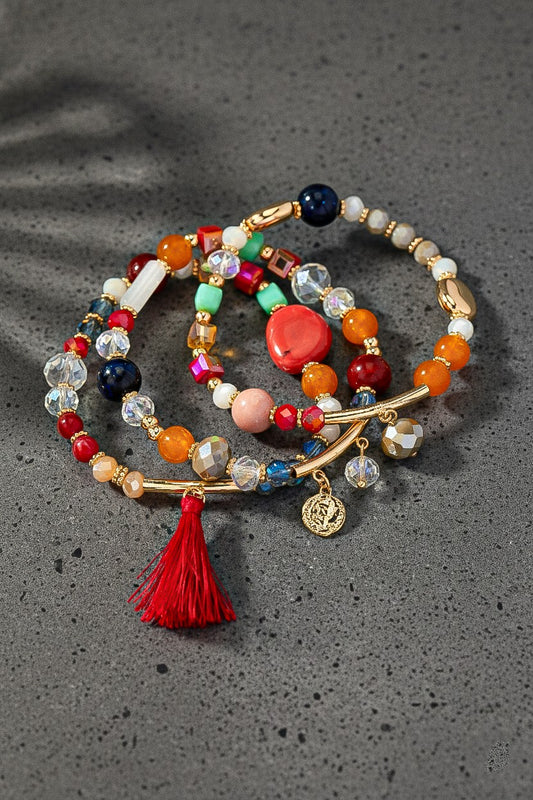 Glass Bead Bracelet