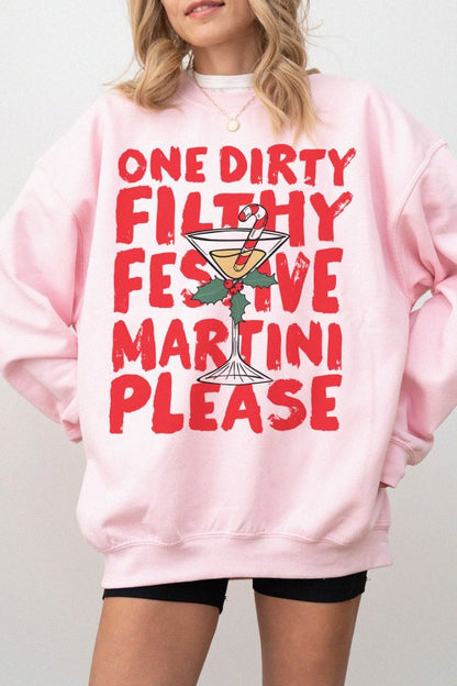 Filthy Festive Martini Sweatshirt
