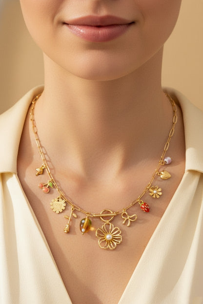 Sweet Summer Charm Necklace