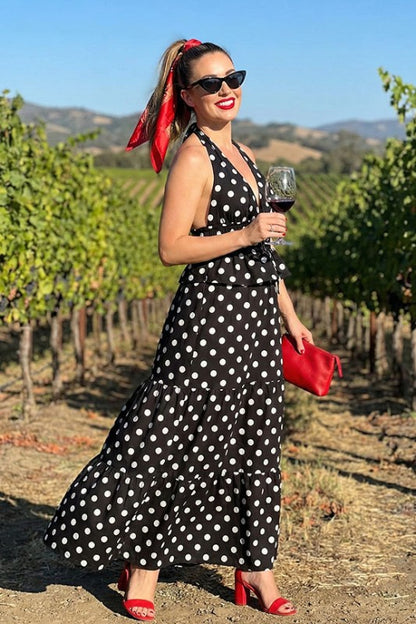 Polka Dot Skirt Set