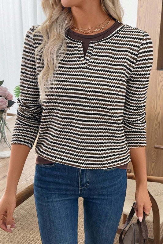 Textured Knit Top