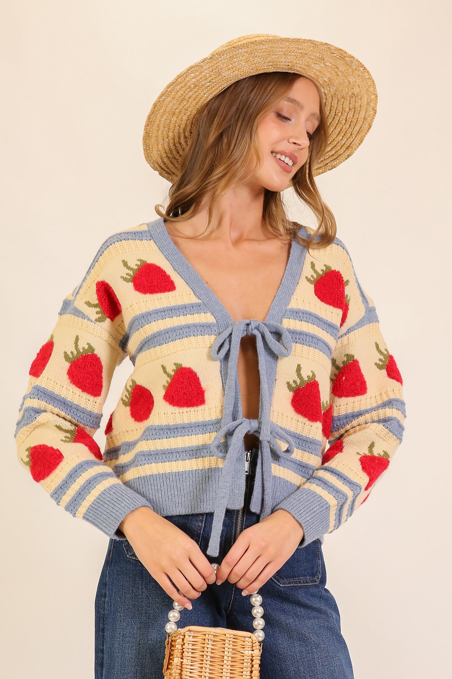 Sweet Strawberry Cardigan