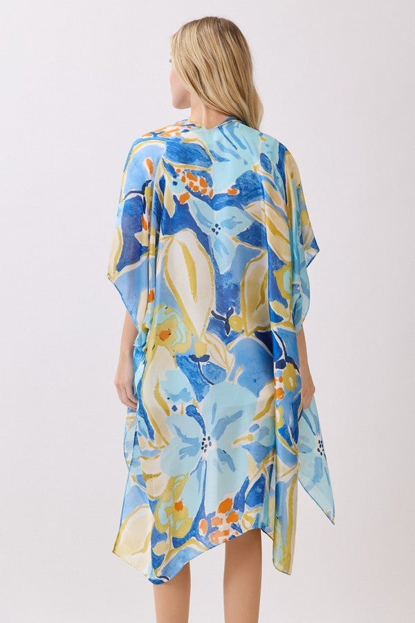 Botanical Print Kimono