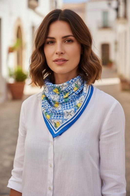 Citrus Mosaic Scarf