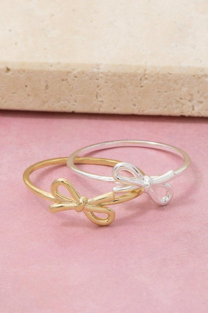 Dainty Bow Ring
