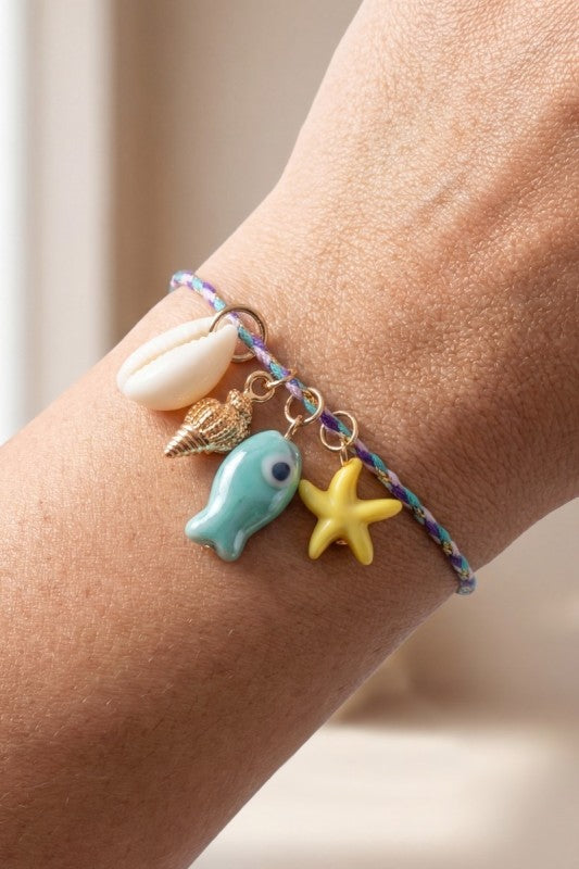 Sealife Cord Bracelet