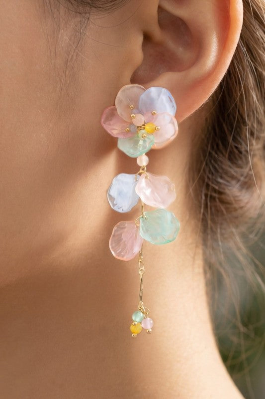 Acrylic Flower Earrings