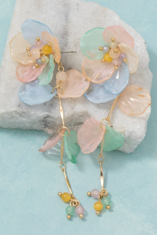 Acrylic Flower Earrings