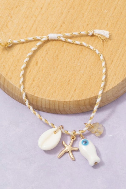 Sealife Cord Bracelet