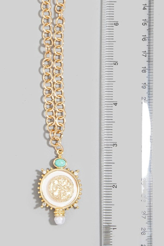 Medallion Pendant Necklace