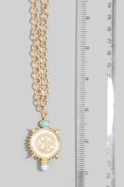Medallion Pendant Necklace