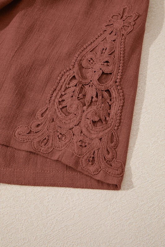 Lace Detail Shorts
