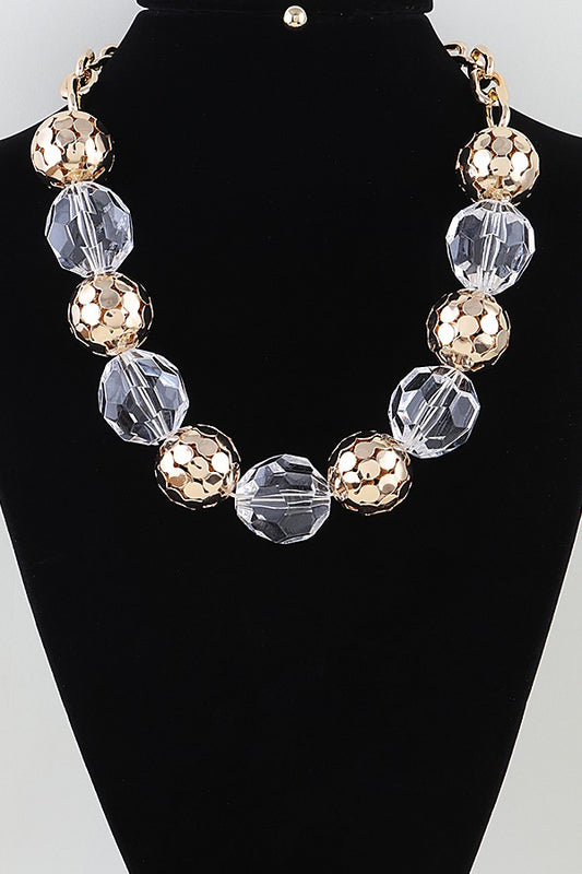 Crystal Beaded Necklace