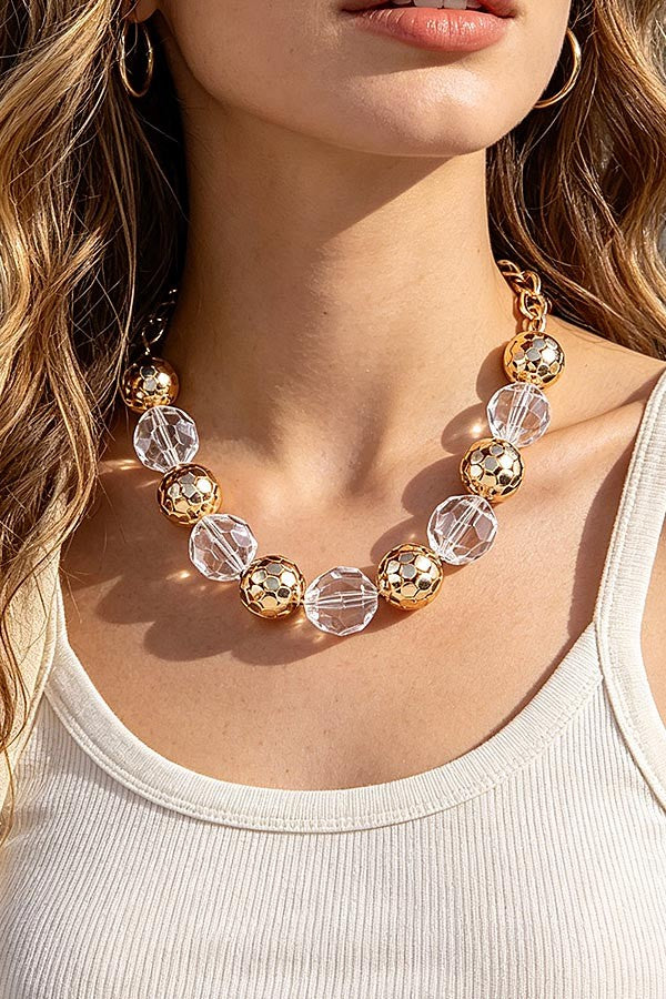 Crystal Beaded Necklace