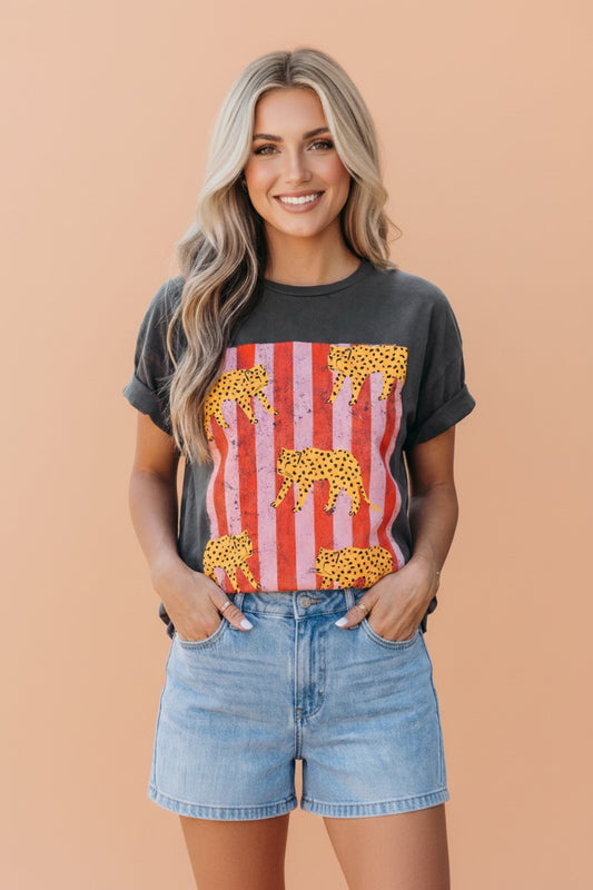 Retro Cheetah T-shirt