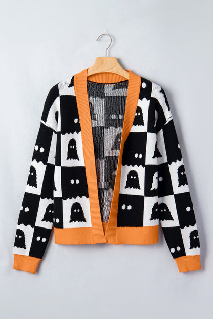 Ghost Print Cardigan