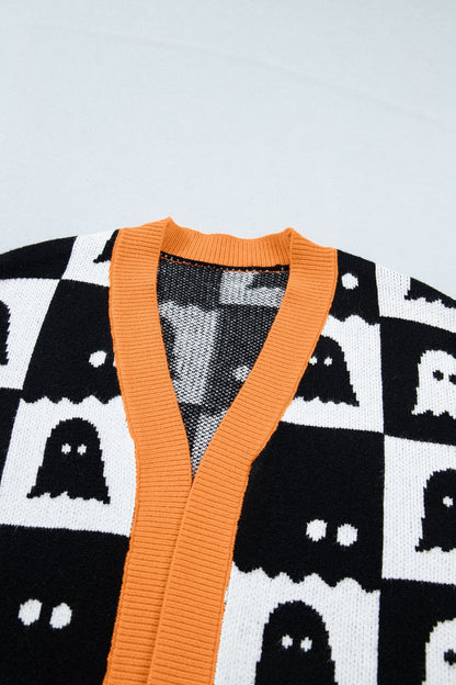 Ghost Print Cardigan