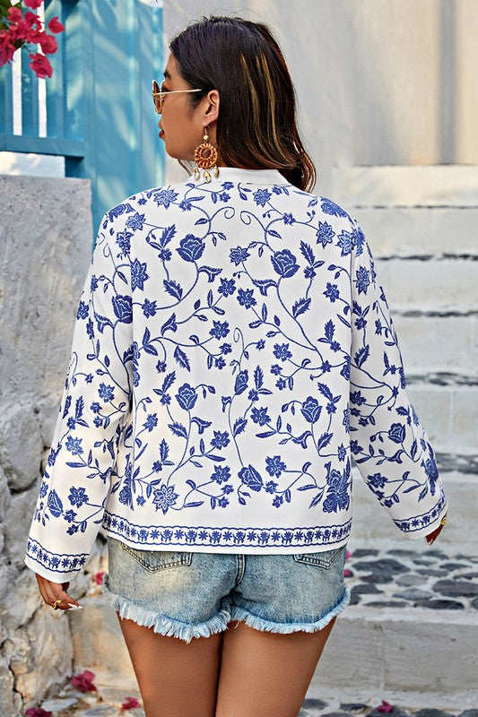Coastal V-neck Blouse