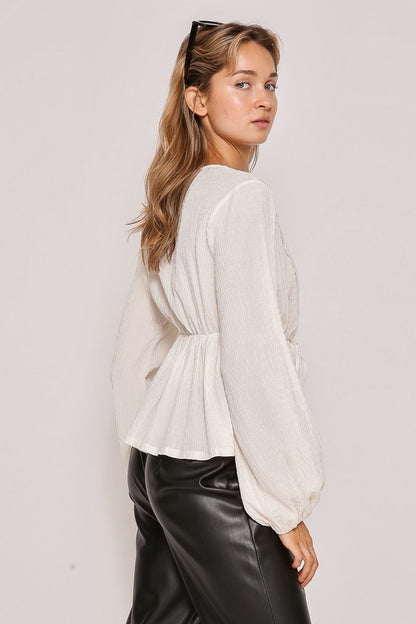 Lace Babydoll Blouse