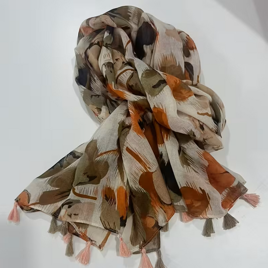 Fall Tassel Scarf