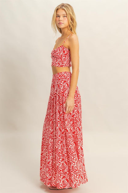 Paisley Skirt Set