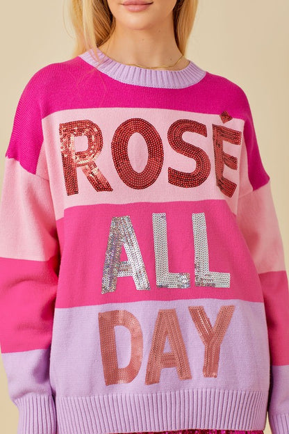 Rose All Day Oversized Sweater
