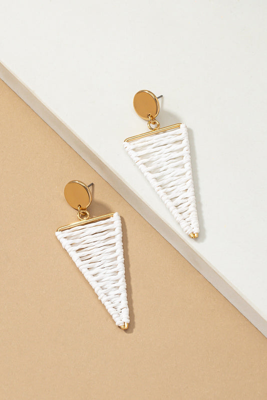 Raffia Straw Earrings